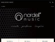 Tablet Screenshot of dangleberrymusic.co.uk